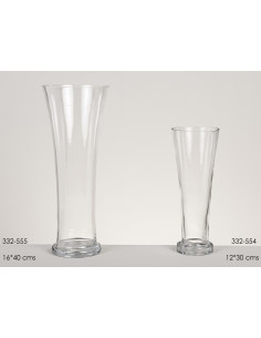 Jarrón cristal Ducal 12*30 cms