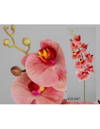 Orquidea phalaenopsis real touch rosa nued 90 cms