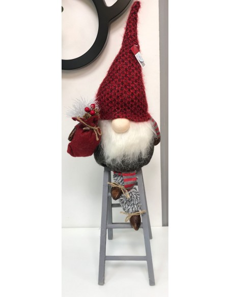 PAPA NOEL ESCALERA TEJIDO