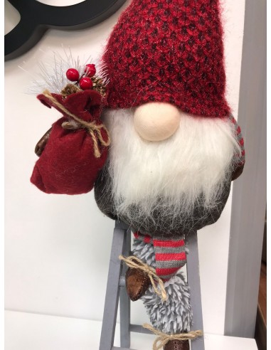 PAPA NOEL ESCALERA TEJIDO