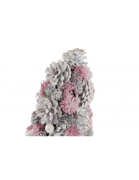 ARBOL PIÑA POREXPAN 17X17X30 ROSA