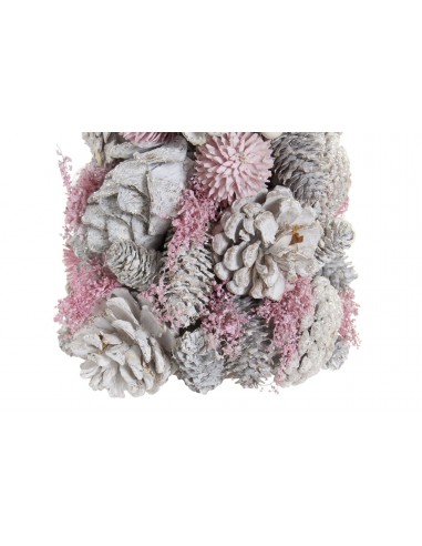 ARBOL PIÑA POREXPAN 17X17X30 ROSA