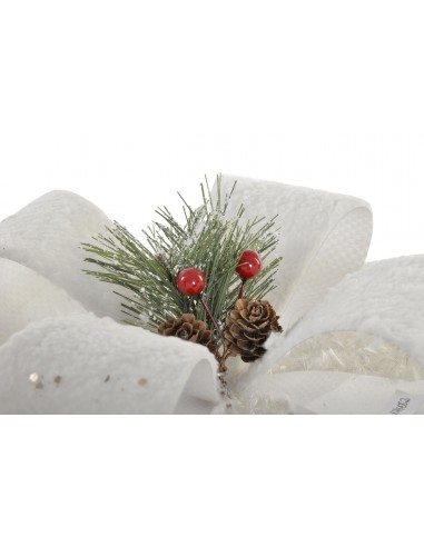 REGALO SET 3 LED ALGODON PLATA  25X25X25