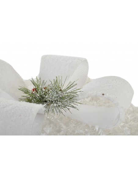 REGALO SET 3 LED ALGODON PLATA  25X25X25