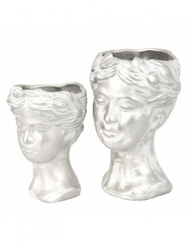 FLORERO ROMA PLATA 18*27CM