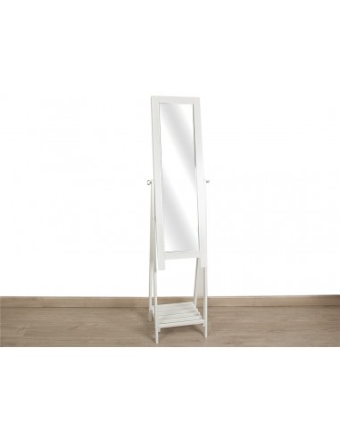 ESPEJO VESTIDOR MADERA EN SOPORTE