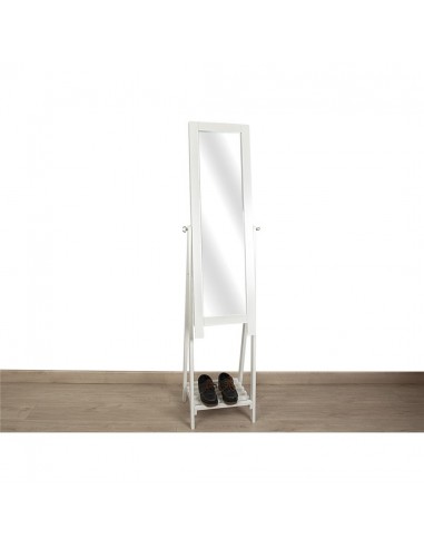 ESPEJO VESTIDOR MADERA EN SOPORTE