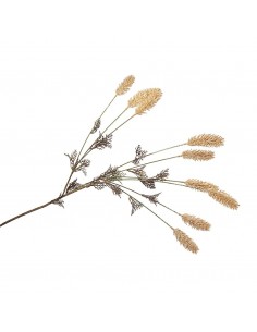 RAMILLETE PLUMEROS NATURAL POLIESTER