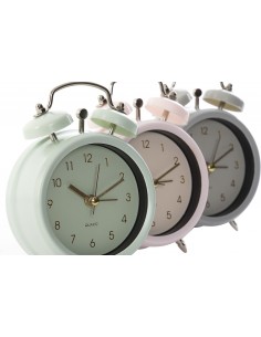 RELOJ DESPERTADOR METAL VERDE 8X3,5X13