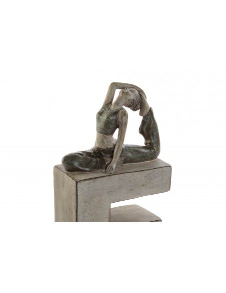 FIGURA SET 4 RESINA 11,5X4,5X23 HOME GRIS
