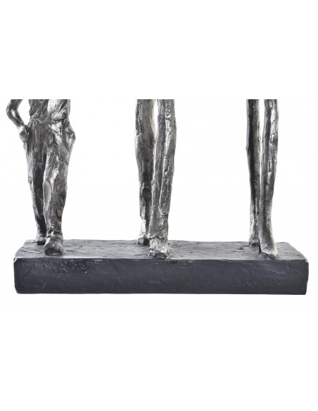 FIGURA RESINA 26X11,5X41,5 FAMILIA PLATEADO