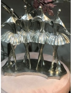 FIGURA RESINA 33,5X14,5X32 BAILARINAS