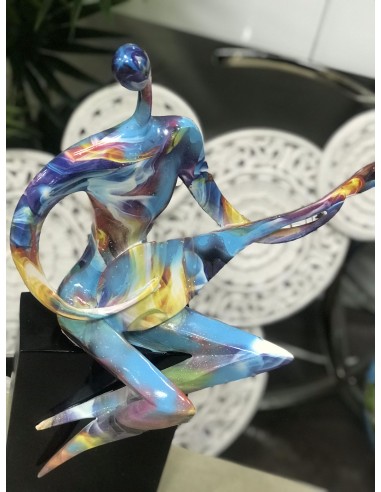 FIGURA RESINA 31X18X51,5 MUSICO GRAFITI