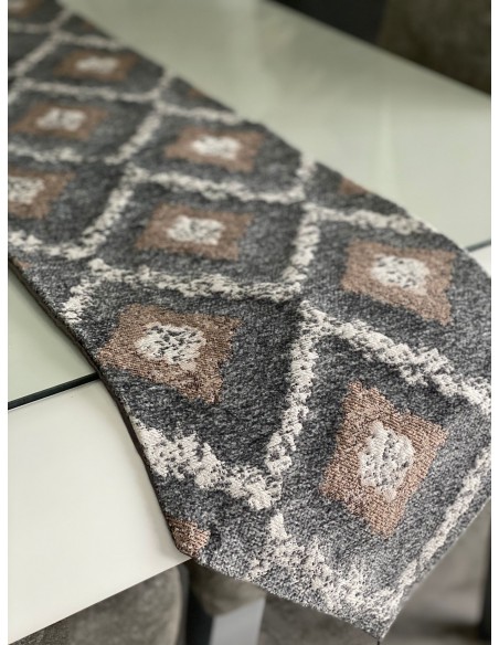 Camino rombos gris 30*180