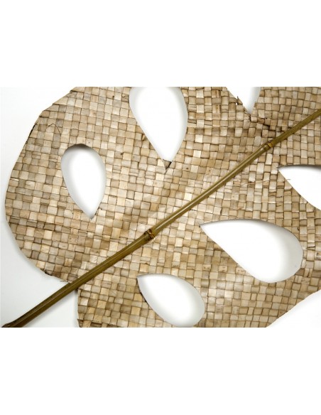 PALMA MONSTERA PANDANO BAMBU NATURAL