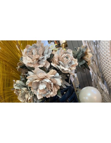 FLOR COMBINADA BEIGE/GRIS