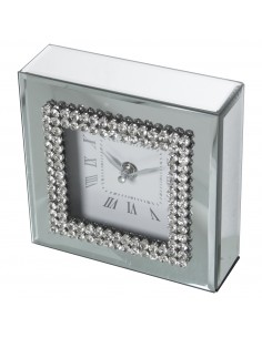 Reloj Sobremesa Espejo C/brillantes