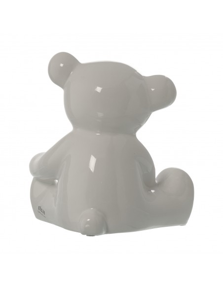 Figura Oso Cerámica Blanco