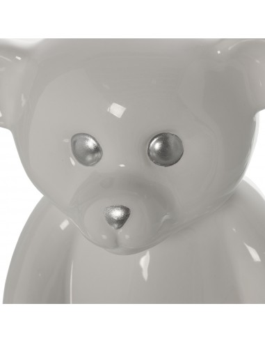 Figura Oso Cerámica Blanco