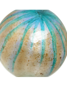 BOLA AZUL-MARRÓN "CAPIZ" 10 X 10 X 10 CM