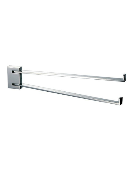 TOALLERO DOBLE CROMO CRISTAL