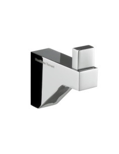 PERCHA PARED CROMO CRISTAL