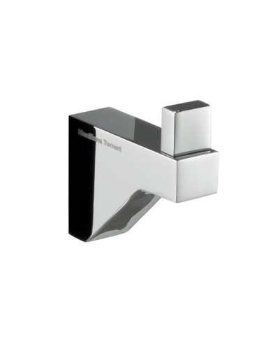 PERCHA PARED CROMO CRISTAL