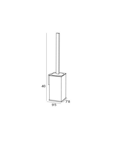 CRISTAL ESCOBILLERO DE PARED  CROMO