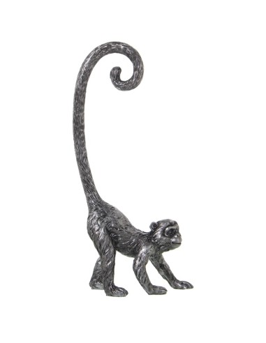 FIGURA MONO RESINA DORADA 12X6X26