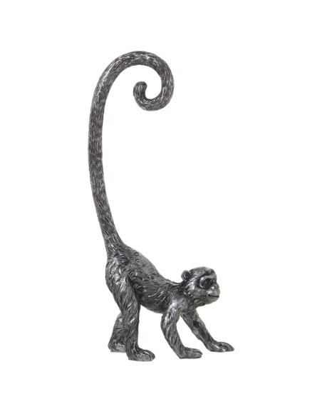 FIGURA MONO RESINA DORADA 12X6X26