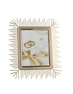 PORTAFOTOS 15X20 METAL DORADO