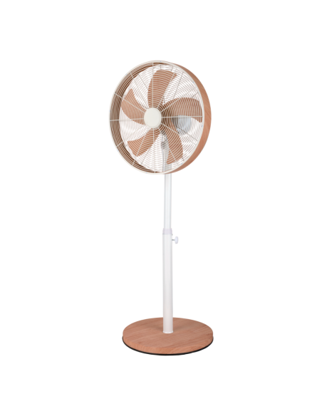 VENTILADOR DE PIE ALCAÑIZ BLANC/HAYA