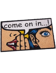 Felpudo Fibra De Coco-come On In...!- Colores 45x75x2cm