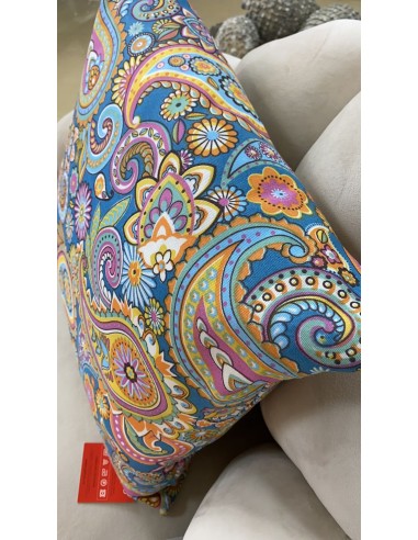 Cojín multicolor azul 45*45cm