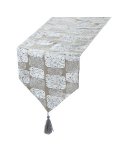 Camino De Mesa 30x180cm Gris 100% Poliéster 30x180cm