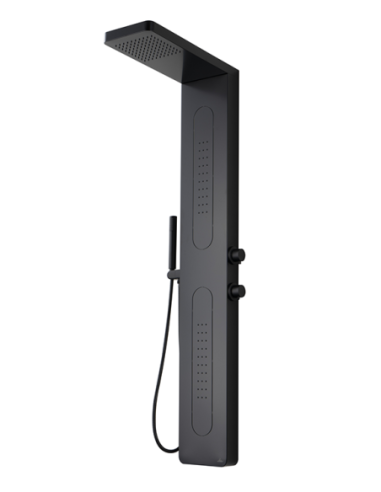 CAREY PANEL DE DUCHA NEGRO