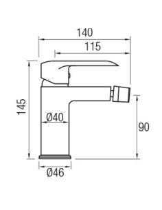 MISURI GRIFO BIDET BLANCO 2