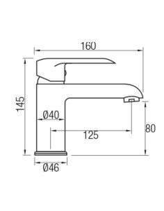 MISURI GRIFO LAVABO BLANCO 2