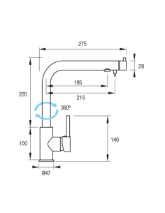 OSLO GRIFO COCINA OSMOSIS 2