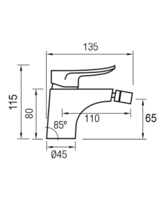SAYRO GRIFO BIDET NEGRO 2