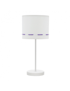 Sobre Mesa Trazos 1xe14 Lila 42x17x17 Cm Fabrilamp | Decoración Leyv