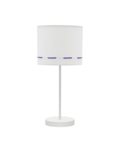 Sobre Mesa Trazos 1xe14 Lila 42x17x17 Cm Fabrilamp | Decoración Leyv