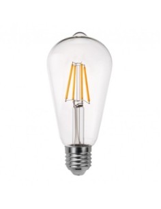 Bombilla Filamento Pebetero 14x6,5d 8w 850lm E27  Clara 2700k Fabril