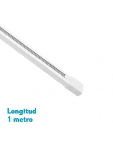 Carril Para Foco Pindal Blanco 1m  2 Hilos 2x100x3,5 Cm Fabrilamp | 