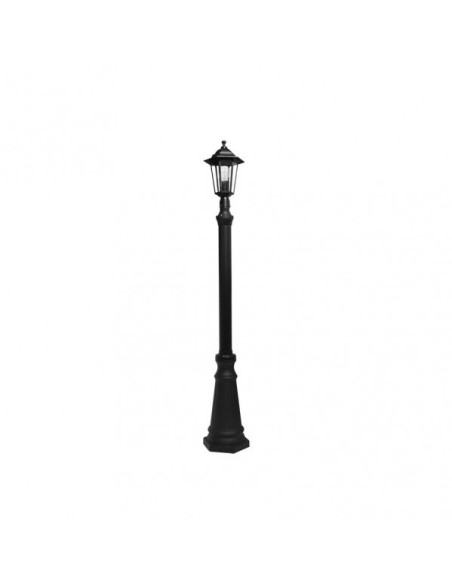 Farola Exterior Aluminio Auriga 1xe27 Negro Ip44 220x20x20 Cm  Regul