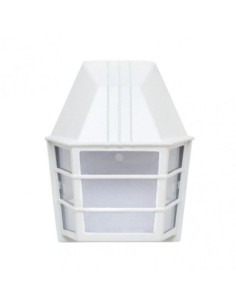 Aplique Exterior Aluminio Acrux 1xe27 Blanco Ip23  24x20x11,5 Cm Fab