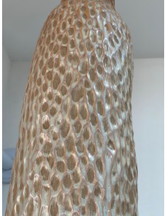 Jarrón panel marrón 15*43cm 2