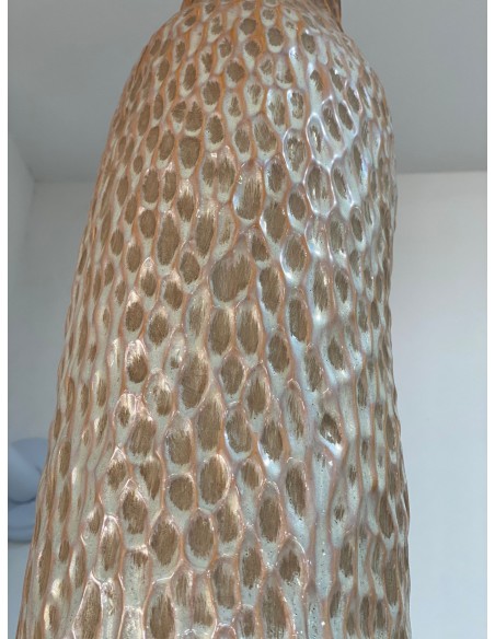 Jarrón panel marrón 15*43cm