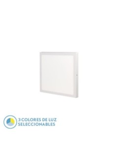 Panel Llano 36w 3000k-4000k-6500k 3,8x40x40 Cm Blanco 3600lm Fabrila