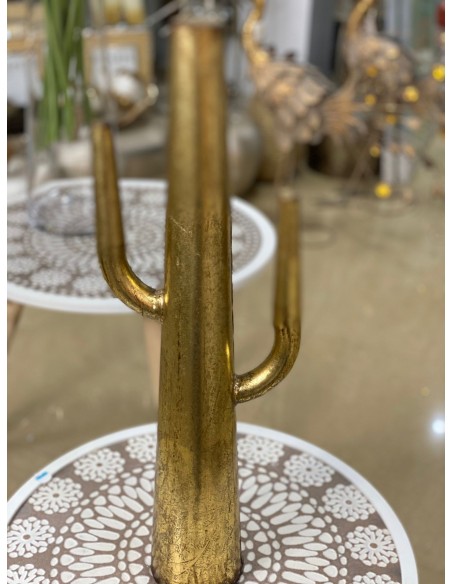 Figura cactus dorado 17*50cm